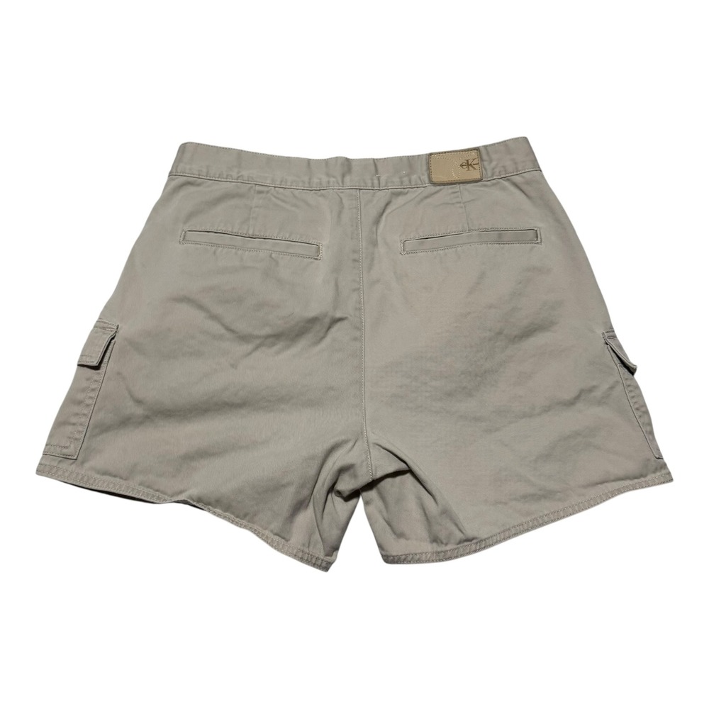 Calvin Klein CK Tan/Khaki 100% Cotton Cargo Shorts Women's 8 (31" Waist)